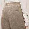 LESS 2024 Autumn Merino Wool Blend Wide-Leg Commuter Pants