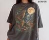 Three Agoutis Moon T-Shirt, Vintage Agoutis Full Moon Howling Tee, 90s Animal Graphic Tee, Agouti Lover Gift, Comfort Colors Shirt