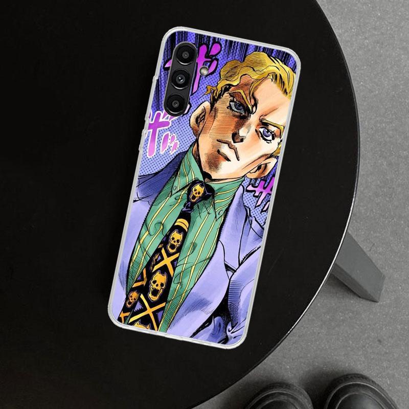 JoJo Kira Yoshikage Killer Queen Phone Case Cover for Samsung Galaxy A17 A16 A26 A36 A56 A57 A37 A15 A25 A35 A55 A14 A24 A34 A54