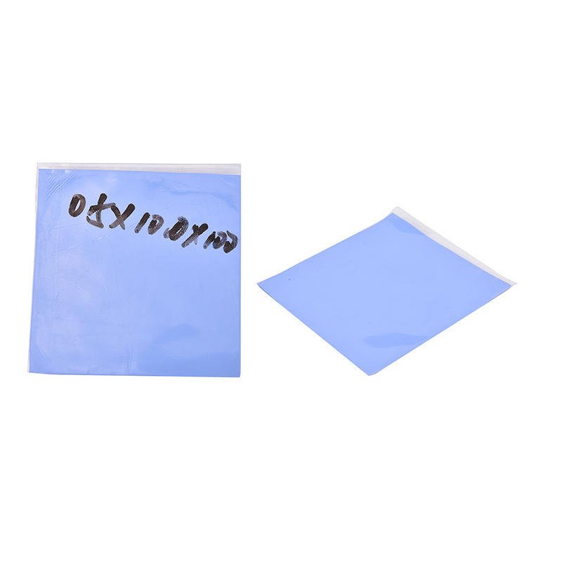Modrý chladič GPU CPU Chlazení Teplovodivá silikonová podložka 100 mm x 100 mm x 0,5 mm