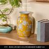 Chinese Blue and White Porcelain Ceramic Vase Colored Handmade Rose Ceramic Jar Flower Vase Flowerpot Home Decoration