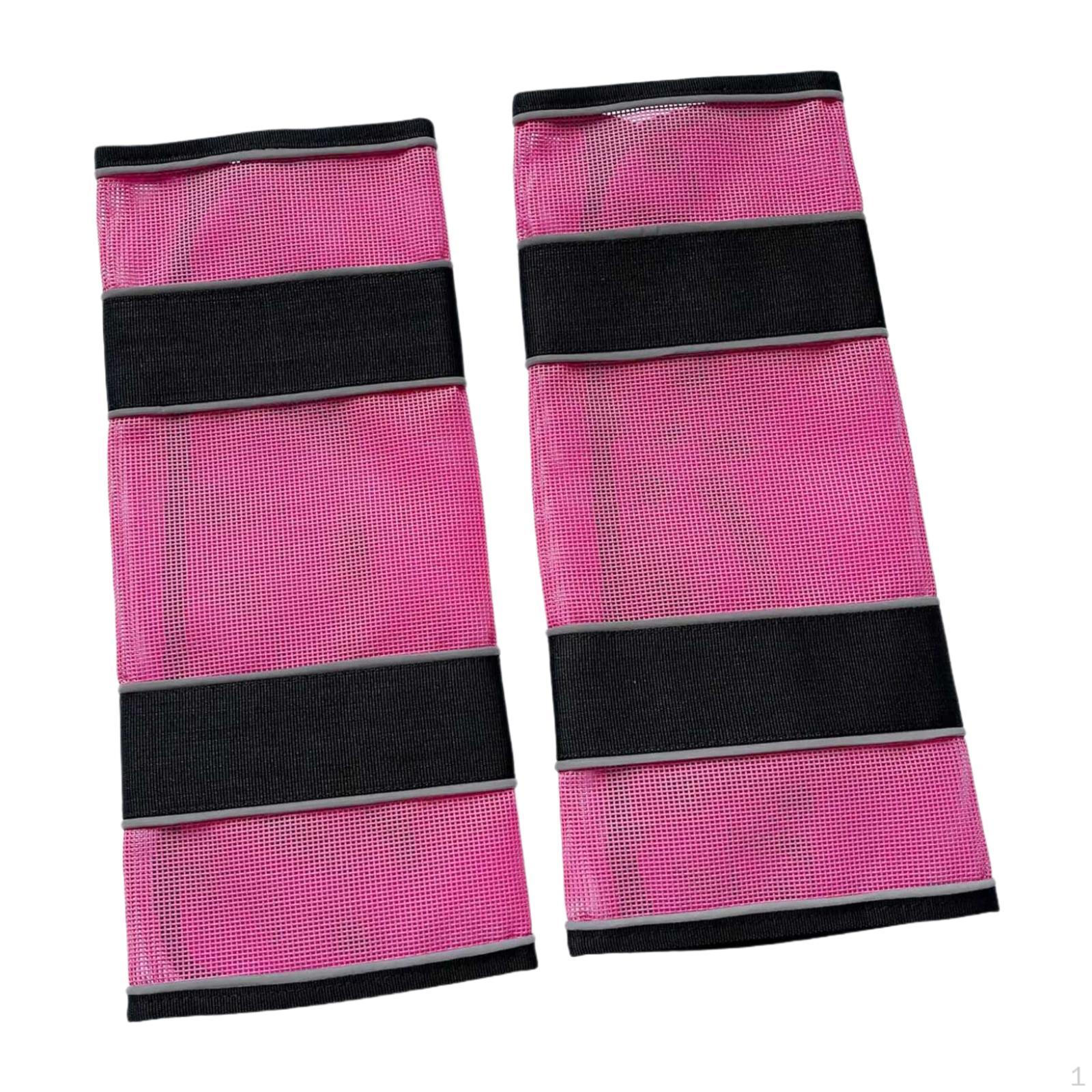 

2 Pack Horse Fly Boots Equestrian Leg Wraps for Jumping Support синій