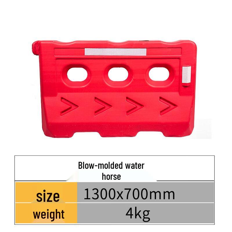 Blow-Molded Water Barrier Fence