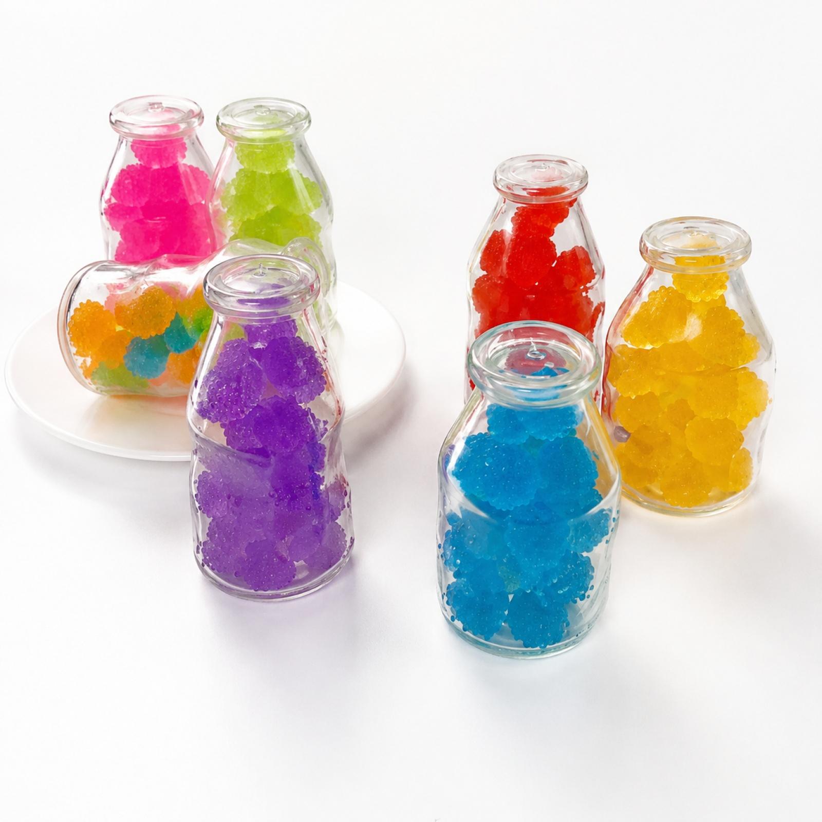 

1pc Plastic Sugar Bottle Stress Relief Toy Soft Squeeze Sensory Fidget Toy for Hand Exercise and Anxiety Reduction One Size белый