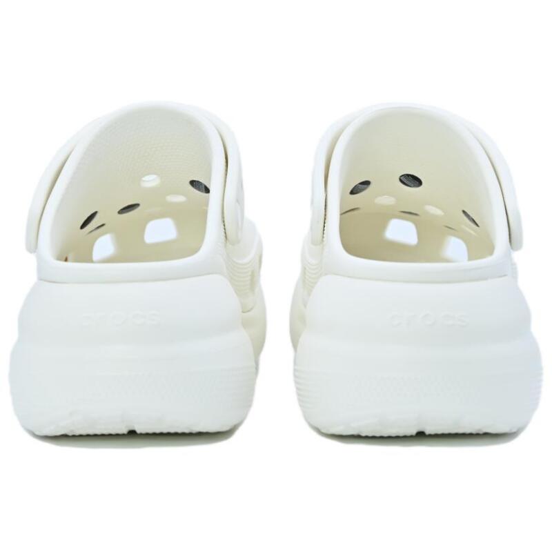 Crocs Crush Clog EVA Exquisite and Versatile Hole Shoes Unisex White