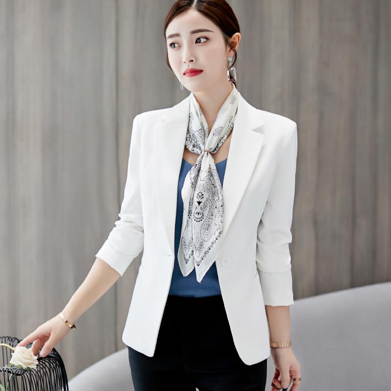 

Women s Versatile Long-Sleeve Blazer - New Autumn 2026 XXXL білий