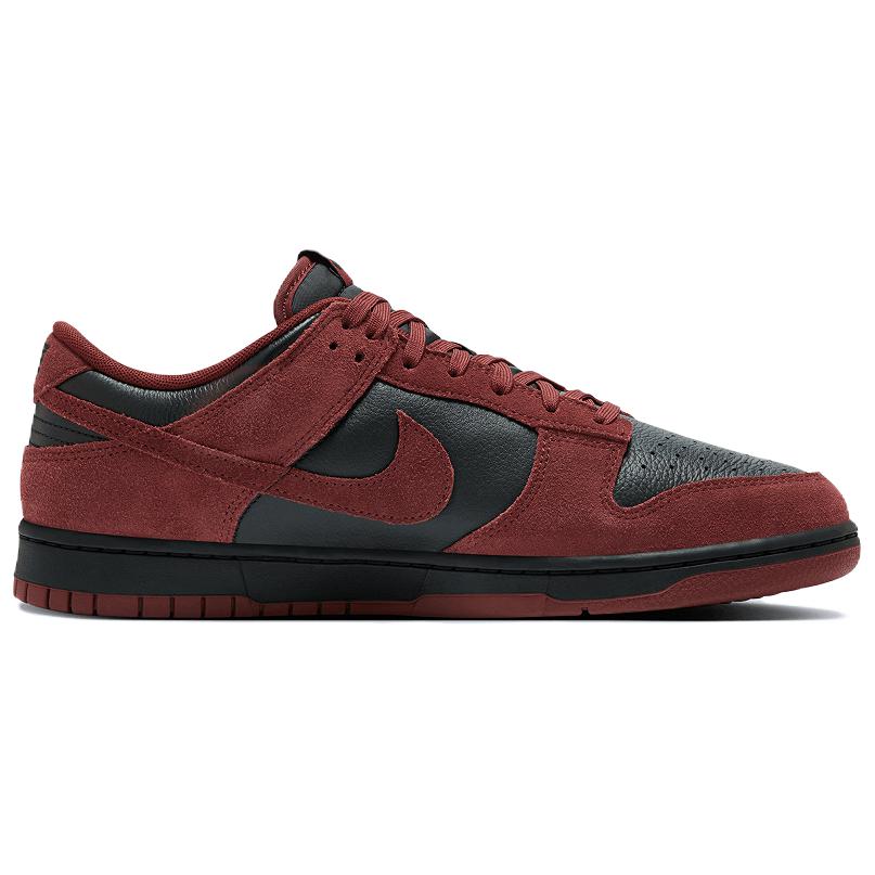 Nike Dunk Low SE Dark Team Red Black Men Sneakers FQ8249-002