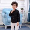 2025 Boys' Long Sleeve Solid Color Shirt - Small Suit Style