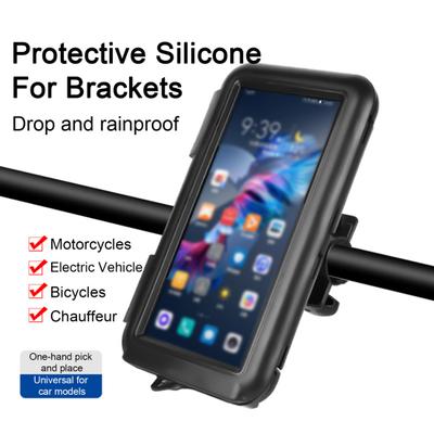 Vanntett Sykkel/Motorsykkel Telefon 360 Brakett Etui Roterbar Bakspeil Styret GPS Telefonholder Feste