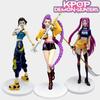 New 3pcs/Set Kpop Demon Hunters Action Figure Toy Derpys Tiger Rumi Mira Zoey Sussy Figurine Doll For Fans Gift