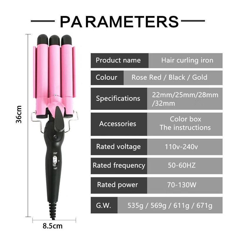 Wireless Automatic Curling Iron & Straightener Comb