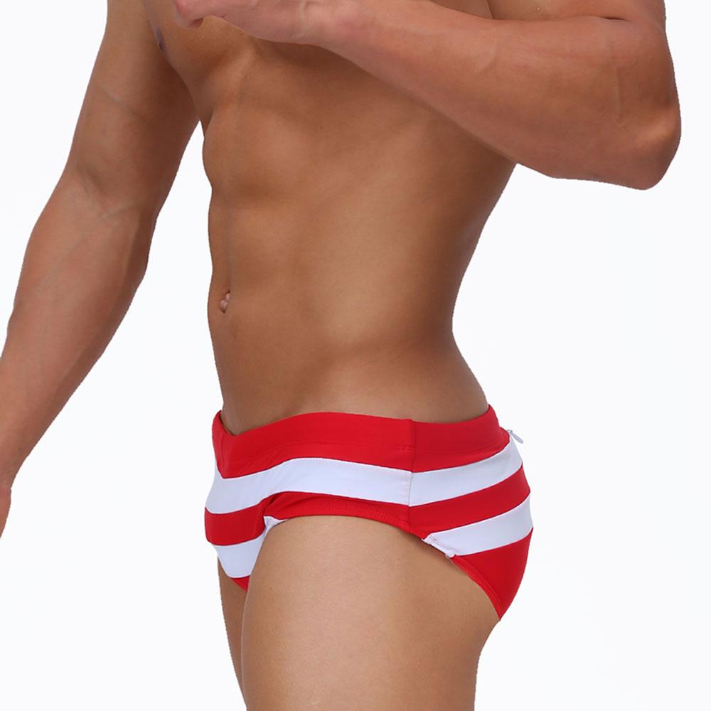 UXH marque hommes maillots de bain taille basse fermeture éclair peut ouvrir maillots de bain vêtements de plage bronzage surf