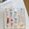 Silicone Pin Art Mold For Stereoscopic Relief Jellyfish Shell Naiad Fin Designs Artisanal Crafting Tool