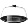 Round Buffet Display Tray with Cover, Diameter 300 Mm, Hendi 203569