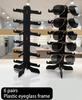 Kunststoff-Sonnenbrillen-Show-Rack-Halter, Brillen-Display-Ständer, Aufbewahrungshalter, Brillenregal, Home-Organizer, platzsparendes Regal