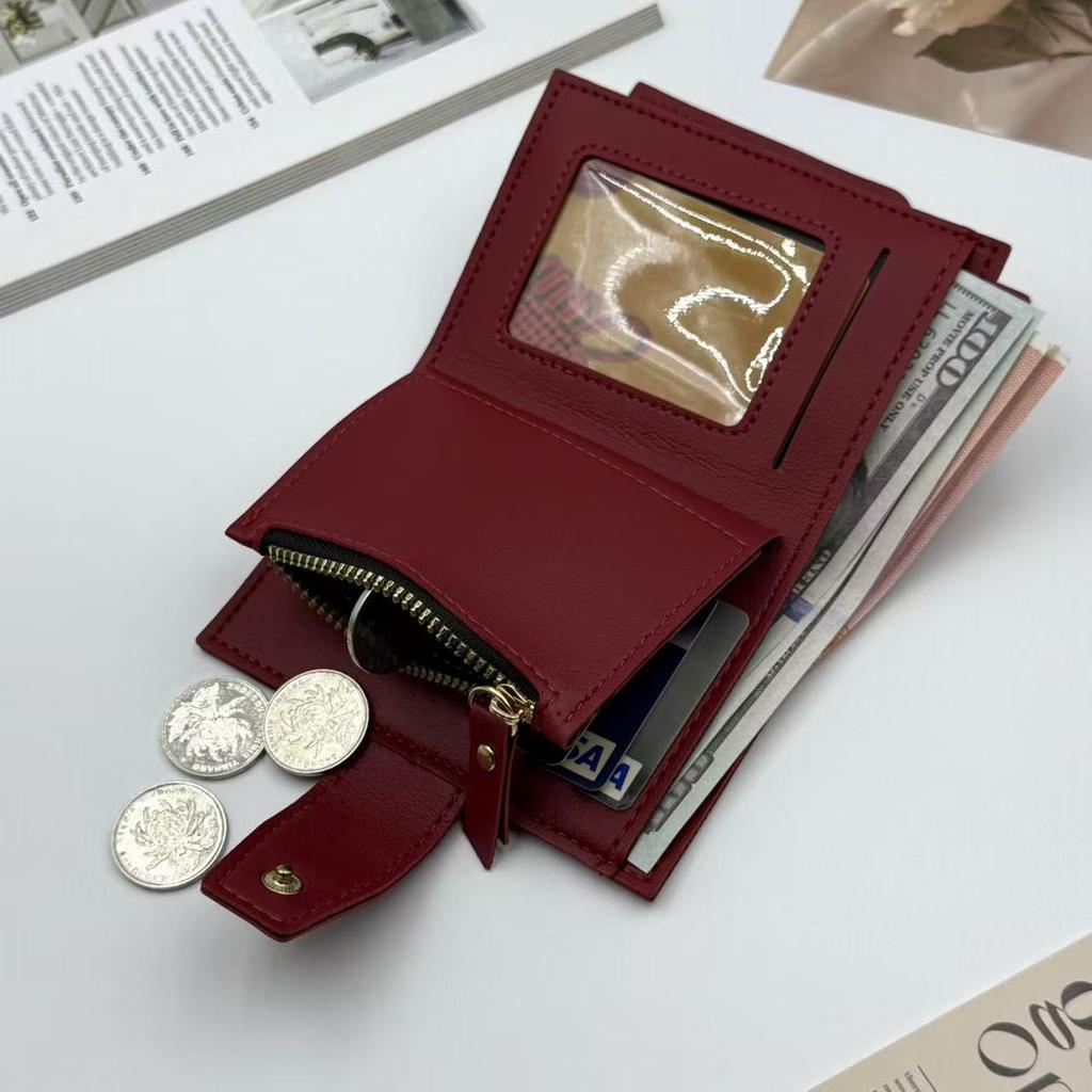 Women's Wallet Short Multifunctional Wallet Multi-Card Position Card Bag Women's Wallet