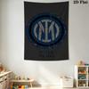 Inter Milan Emblem Wallpaper Bedding 1 Duvet Cover 2 Pillowcase Without Core Duvet Cover And Pillowcase Soft And Comfortable Bedding Set
