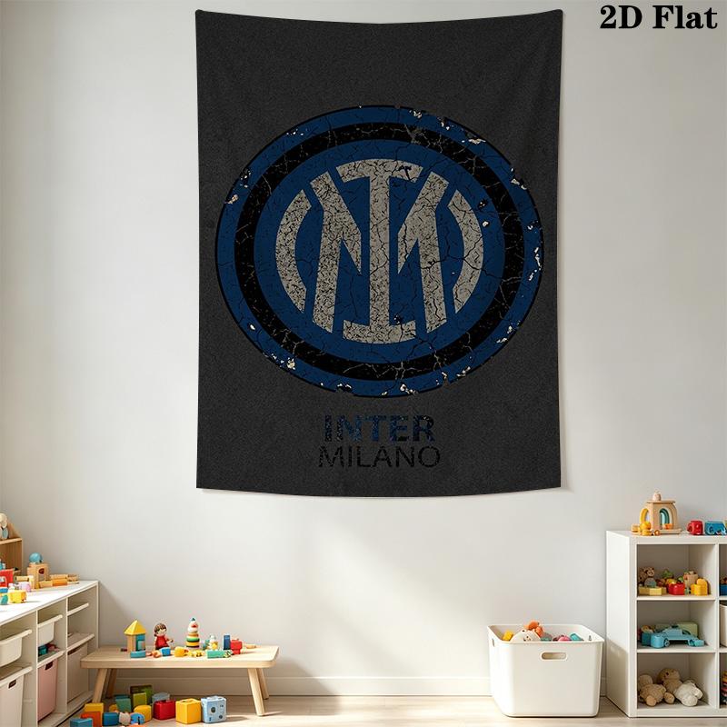 Inter Milan Emblem Wallpaper Bedding 1 Duvet Cover 2 Pillowcase Without Core Duvet Cover And Pillowcase Soft And Comfortable Bedding Set