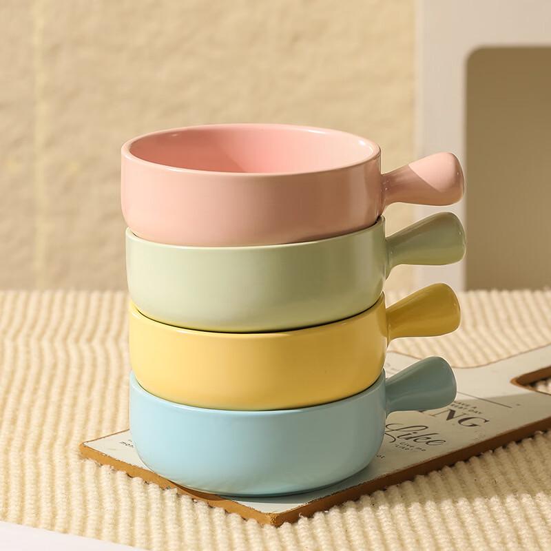 Zhi Shi Ceramic Multi-purpose Bowl with Handle