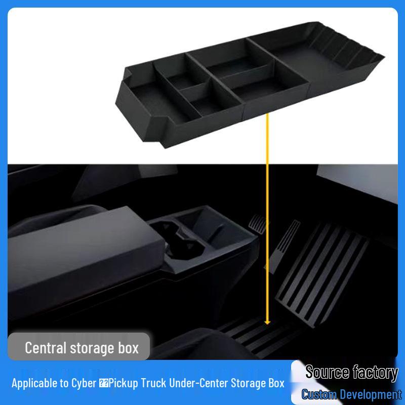 

Tesla Cybertruck Under-Center Console and Armrest Storage Boxes Center Console