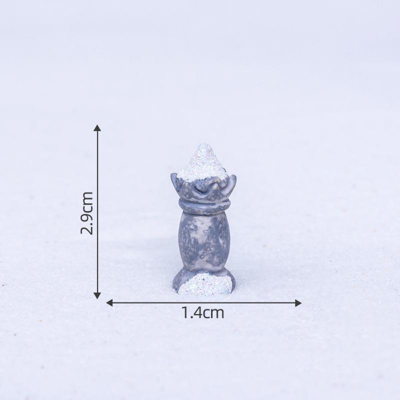 Micro-landscape Jiangnan Snow Scene Sand Table Pavilion Bridge GateRockery Landscaping Materials Decorations, Accessories, Small Ornaments