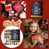 Tarot Adventskalender 2025 24 Tage Acryl Countdown Kalender mit Überraschungskarten Weihnachtsbaumschmuck für Feiertagsdekoration