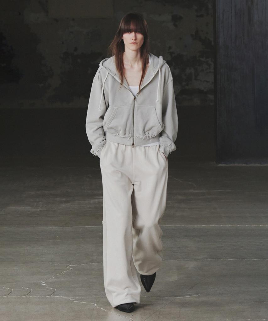 INSILENCE WOMEN Color Block Sweatpants Ash Beige