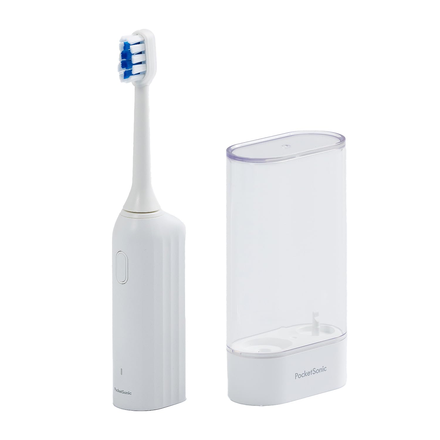 

Portable Electric Sonic Pocket Compatible [Mitsuya Electric] Toothbrush, Palm-Sized, Toothbrush, Sonic, Carry-On белый