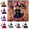 Wand Kids Halloween Costume with Hat Halloween Children's Witch Dress  Halloween Decoration
