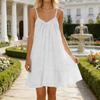 Women's Fashion Color Sleeveless Dress