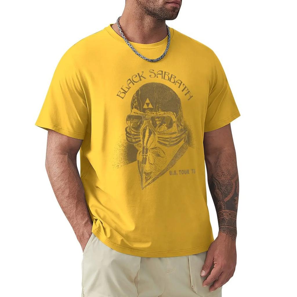 Black Sabbathe Rock Band Short Sleeve US Tour T Shirt Men Women Cotton Summer Brand Tee Top Gift Streetwear Fashion High Quality