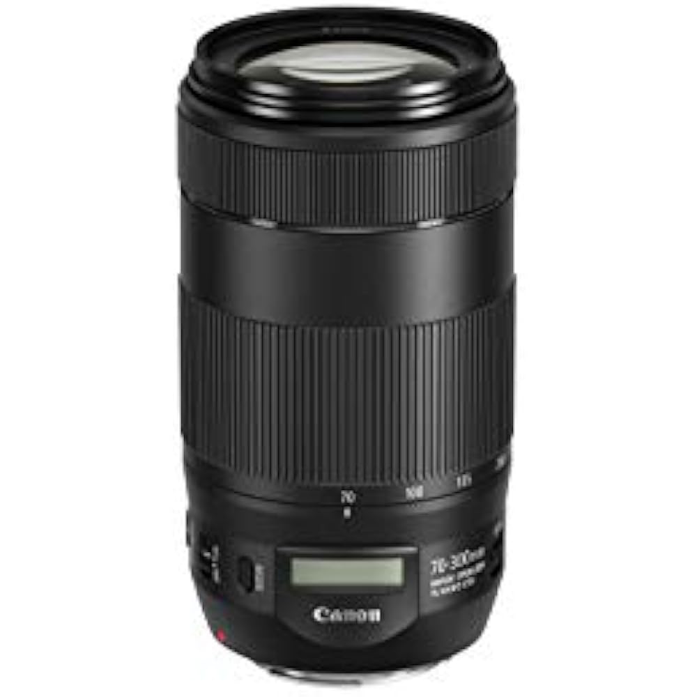 Canon Telephoto Zoom Lens EF Lens EF70-300mm F4-5.6 IS II USM Full Size Compatible EF70-300IS2U