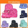 Stylish 4pcs School Satchel With Plush Rabbit Pendant And Versatile Color Options For Girls