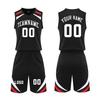 Set Maglia da Basket Personalizzata Due Pezzi Senza Maniche Uniforme Sportiva Numero Personalizzato Squadra Adulto Giovane Uomo Donna