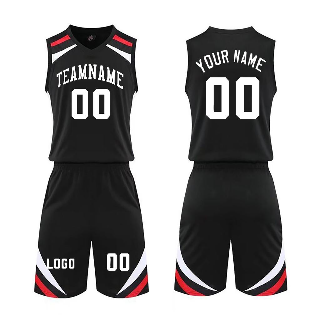 Set Maglia da Basket Personalizzata Due Pezzi Senza Maniche Uniforme Sportiva Numero Personalizzato Squadra Adulto Giovane Uomo Donna
