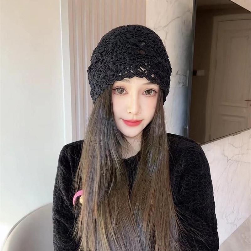 Knit Hat For Women With Breathable Tactile Texture For Autumn Fashion Style
