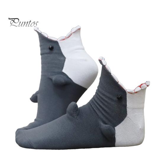 

Носки с крокодиловой кожей, новинка, носки-тапочки с изображением кусающих акул/крокодилов, зимние теплые вязаные носки с изображением животных для мужчин и женщин серый