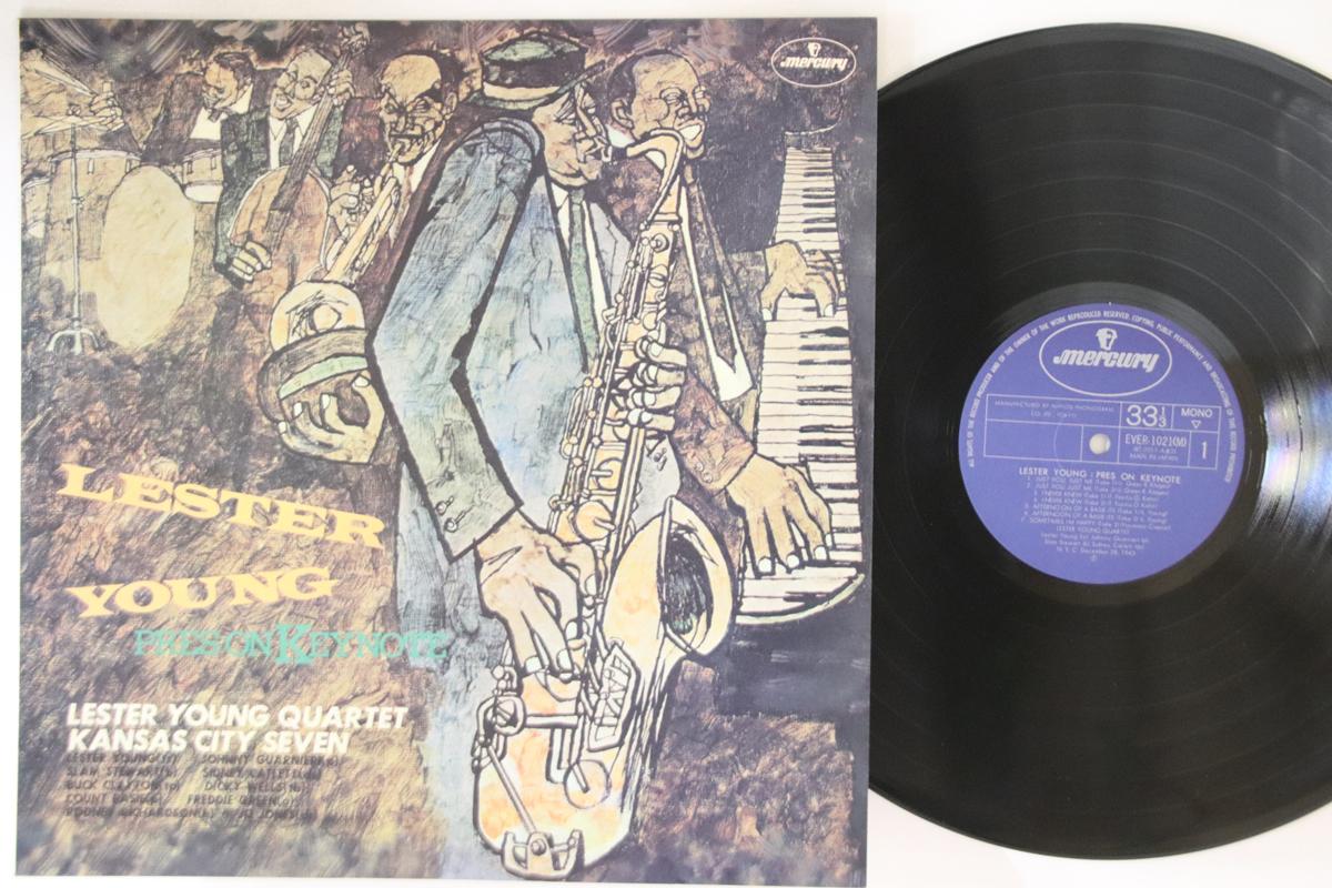 

LP Record LESTER YOUNG - Pres On Keynote EVER1021 MERCURY Japan Jazz Used