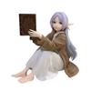 Frieren Beyond Journey's End Frieren PVC Anime Sitting Figure Desktop Decoration Cute Frieren Anime Statue Birthday Gift
