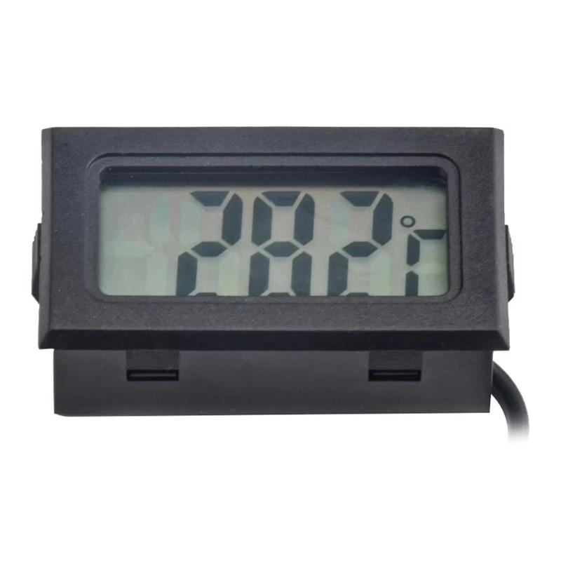 Mini Digital Thermometer -20°C To 110°C Lcd Display With 1Meter Ntc Sensor For Home Kitchen Refrigerator Temperature Monitoring