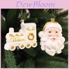 Christmas Santa Claus Ornaments With Plastic Material For Holiday Tree Decoration Scene Setup