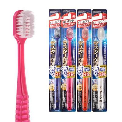 Ebisu Master Care Plaque Removal Toothbrush Special Bristle 4pcs (Color Random)