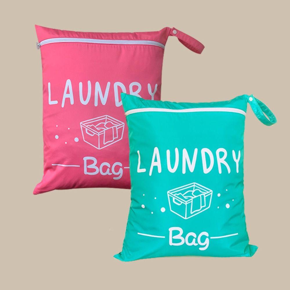 Portable Handheld Wash Bag Large Capacity Laundry Bag Travel Clothing Storage Bag  Exercise