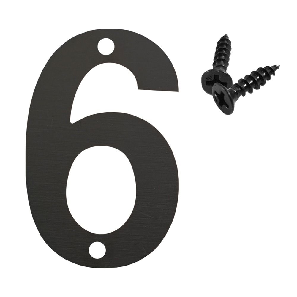 4inch/10cm Fashion Steel with Screw Door Label Numeral Tag 0 To 9 Number Plate Sign