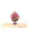 Advanced 3D Pop-Up Bouquet Card Valentine'S Day Card Wedding Invitation Card New Year Greeting Card Home Decoration