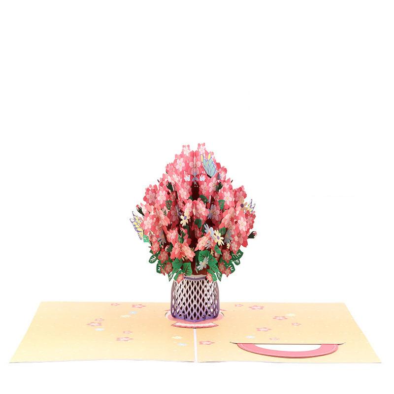 

Premium 3d Pop Up Flower Bouquet Card Mothers Day Gift Valentines Day Anniversary Birthday Greeting Cards Thank You Wishes Gifts S