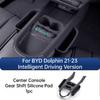 For BYD Dolphin 21-25 Center Console Gear Shift Silicone Pad Scratch-resistant Protective Cover Interior Accessories