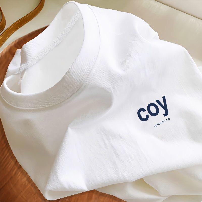 

European pure cotton white t-shirt women s short-sleeved 2025 new summer front shoulder t-shirt thin inner top ins S