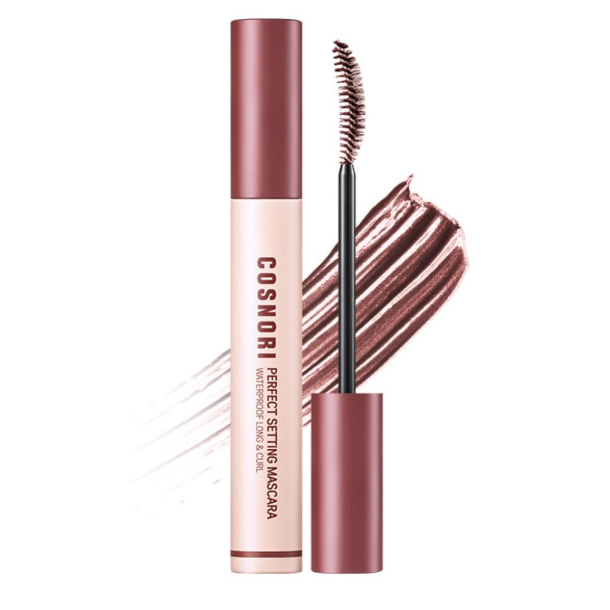 COSNORI Perfekte Fixierung Wasserfest Lange und geschwungene Mascara 7ml Wischfest Wimpern Augen Make-up 6 Farben