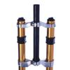 26 1-1/8 DH Downhill Front Fork Black/White MTB Bike Mountain Bicycle Cycling Fork